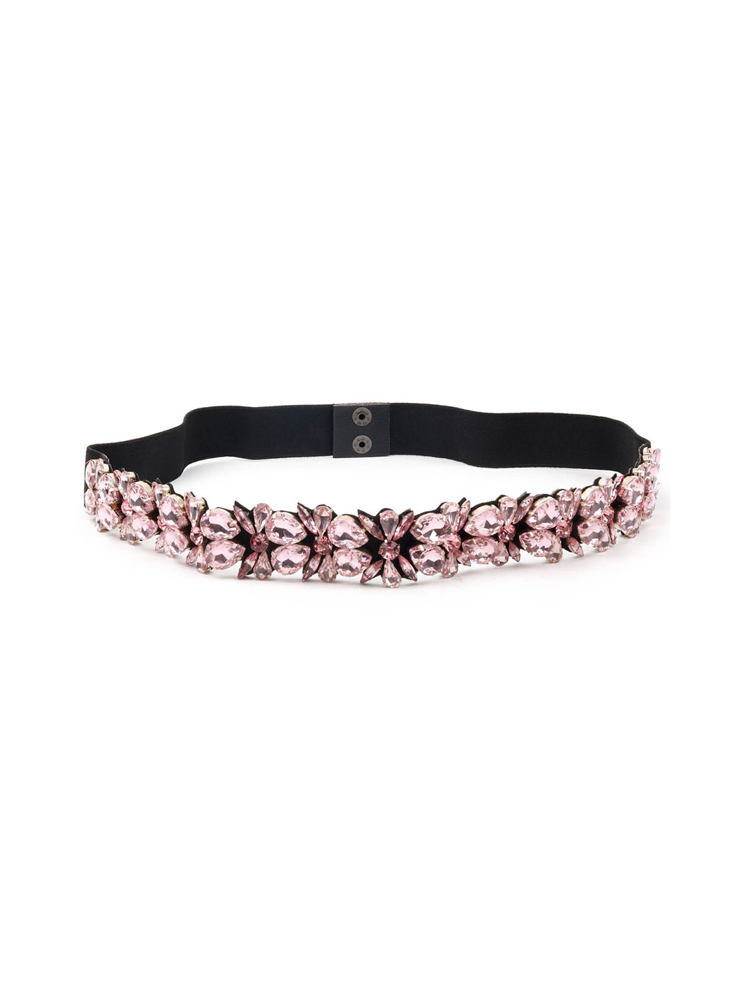 

ODETTE Women Embellished Belt, Black