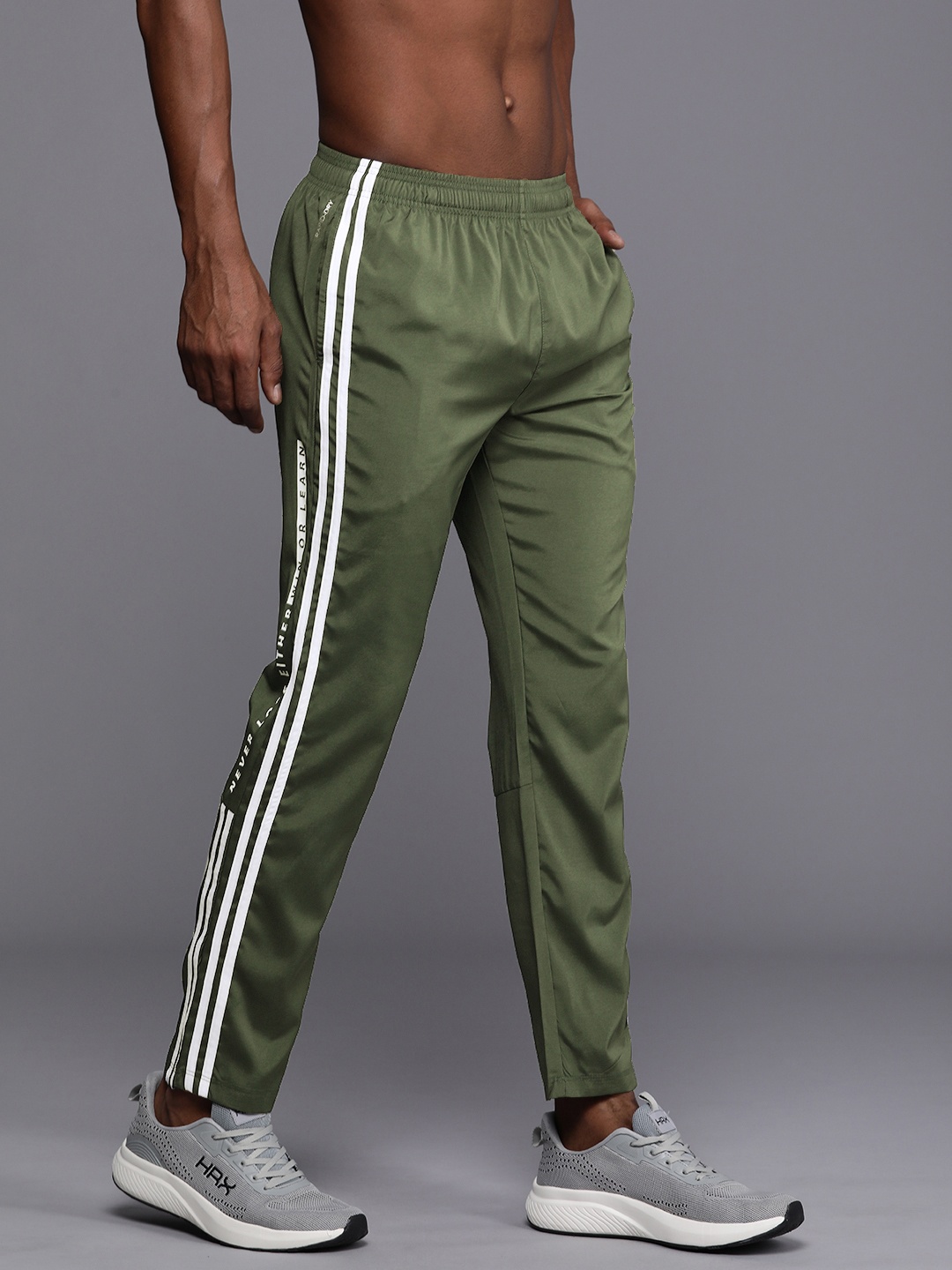 

HRX by Hrithik Roshan Men Rapid-Dry Training Track Pants, Olive
