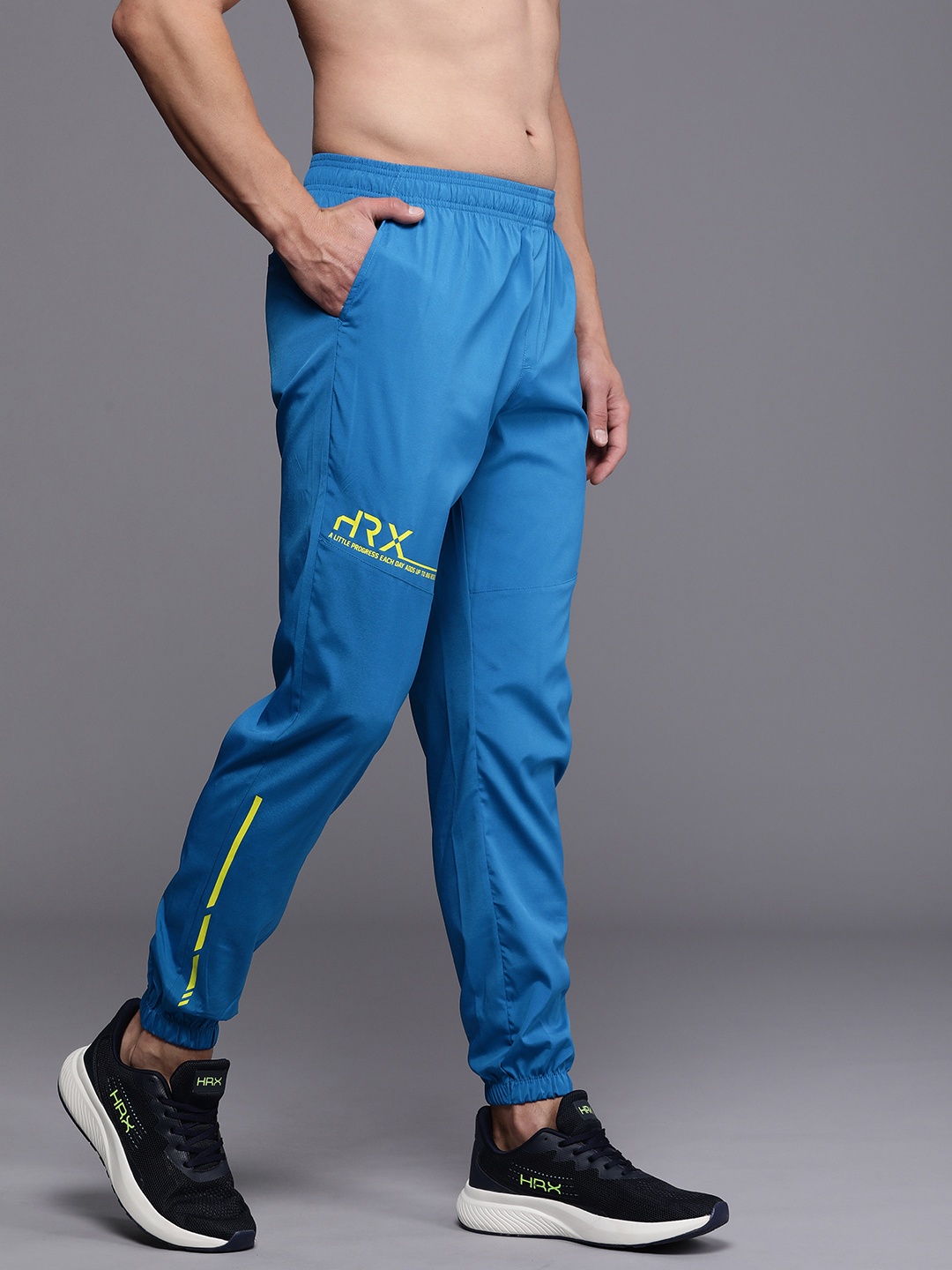 

HRX by Hrithik Roshan Men Rapid-Dry Training Joggers, Blue