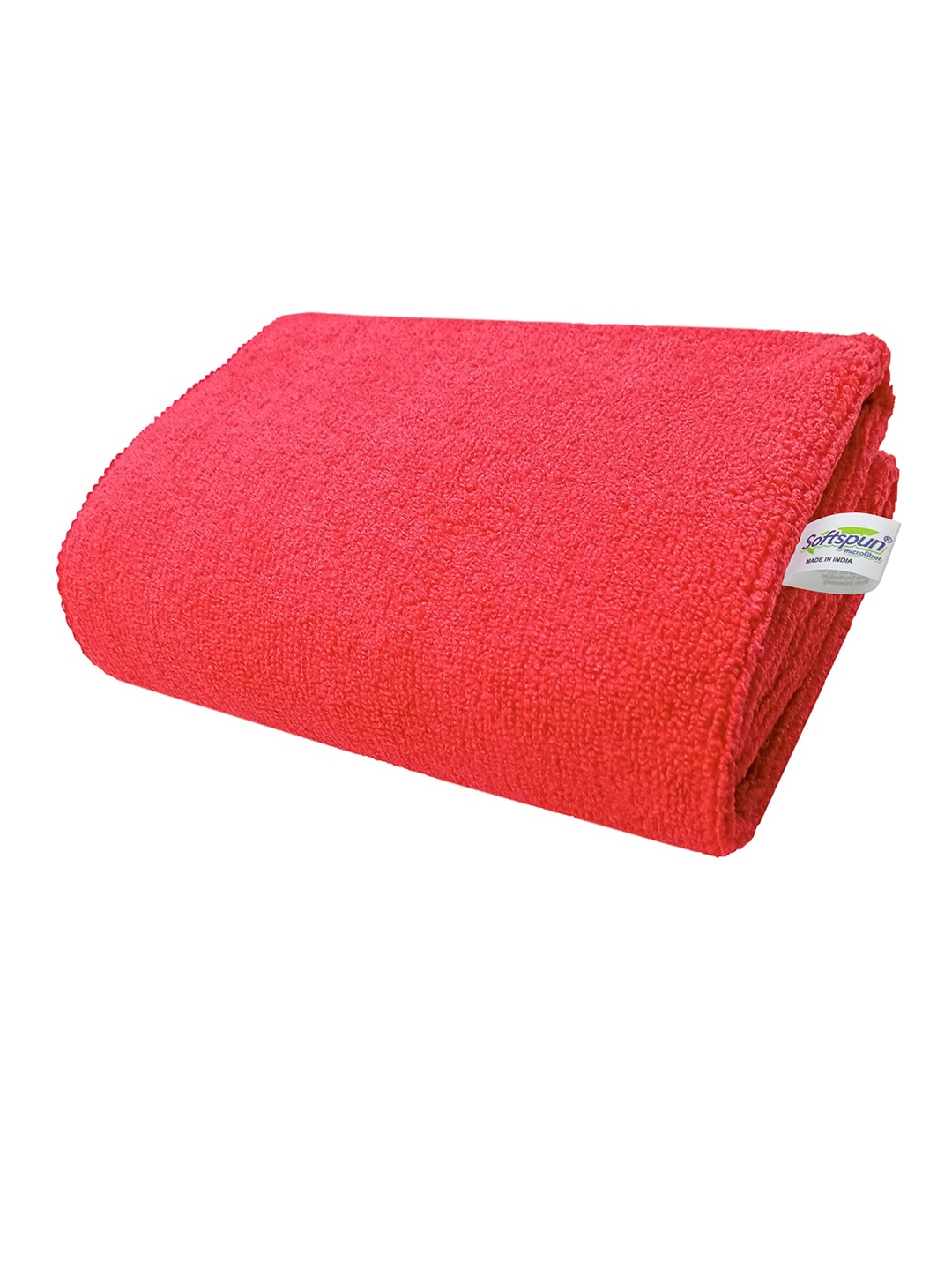 

Softspun Microfiber Red 340 GSM Bath Towel