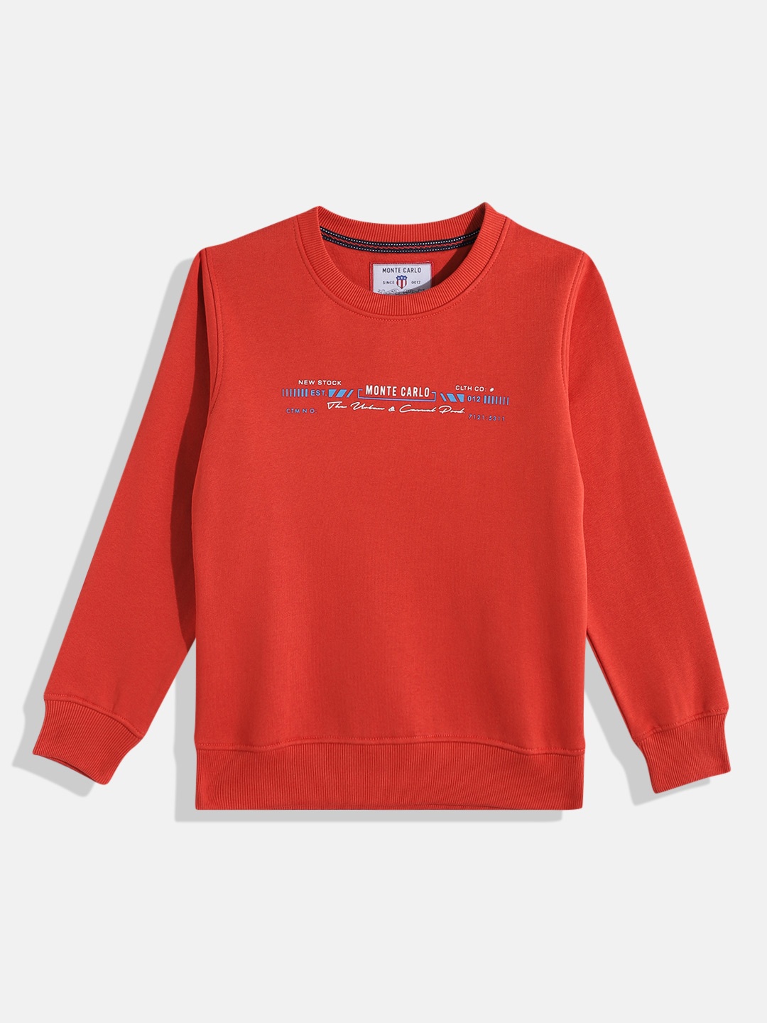 

Monte Carlo Boys Printed Sweatshirt, Red