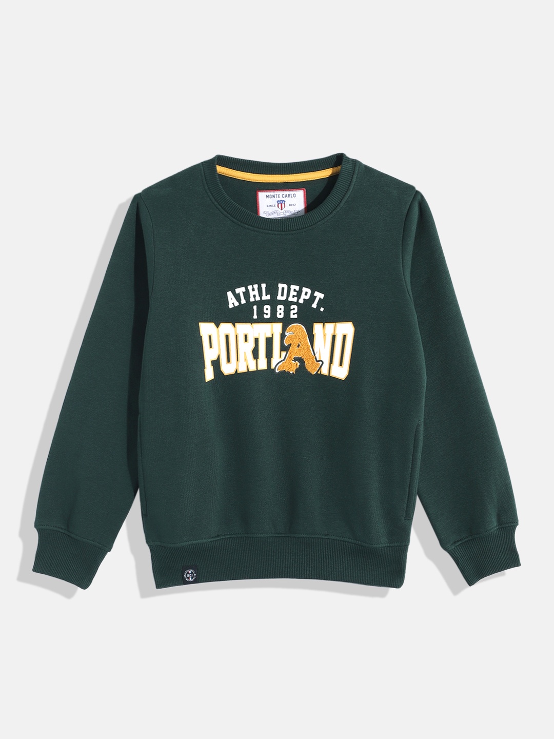 

Monte Carlo Boys Printed Sweatshirt, Green
