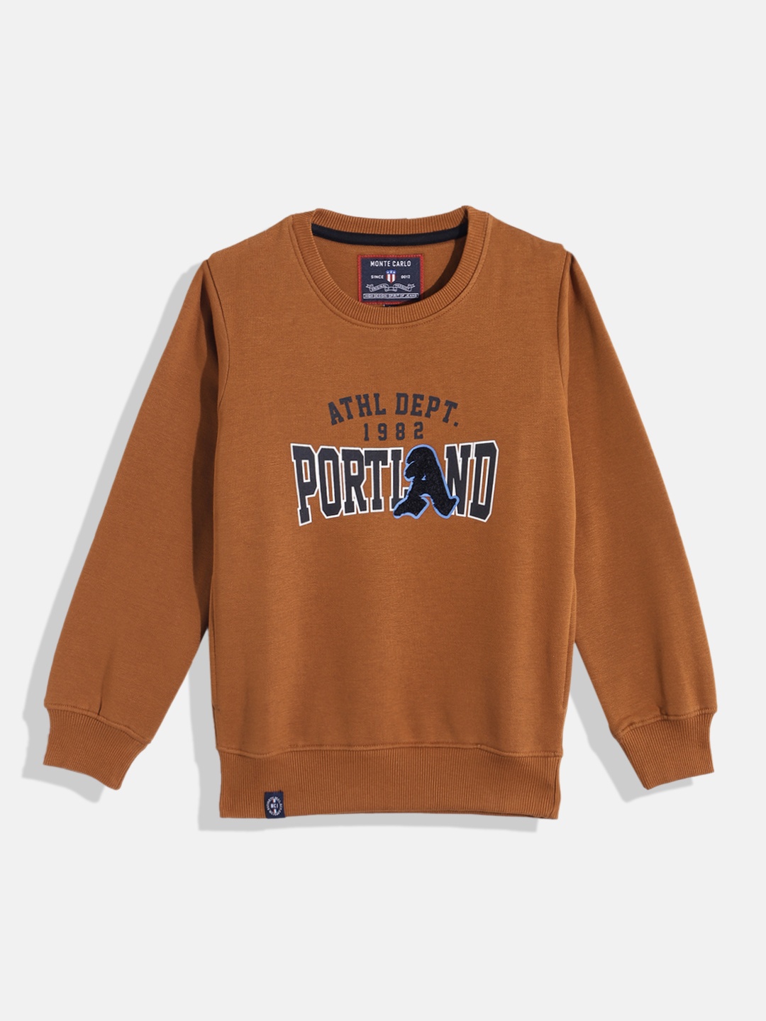 

Monte Carlo Boys Printed Sweatshirt, Brown