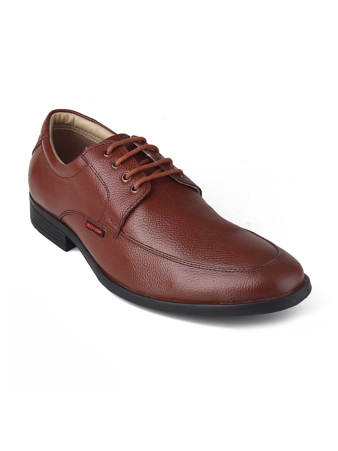 

Red Chief Men Textured Leather Formal Derbys, Tan