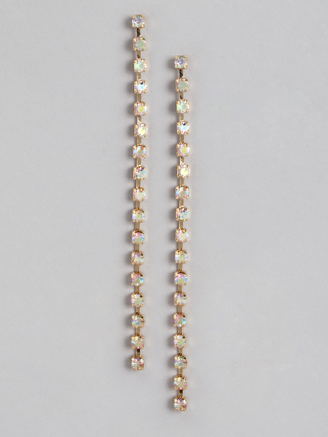 

Forever New Gold-Plated Diamond Shaped Drop Earrings, Multi