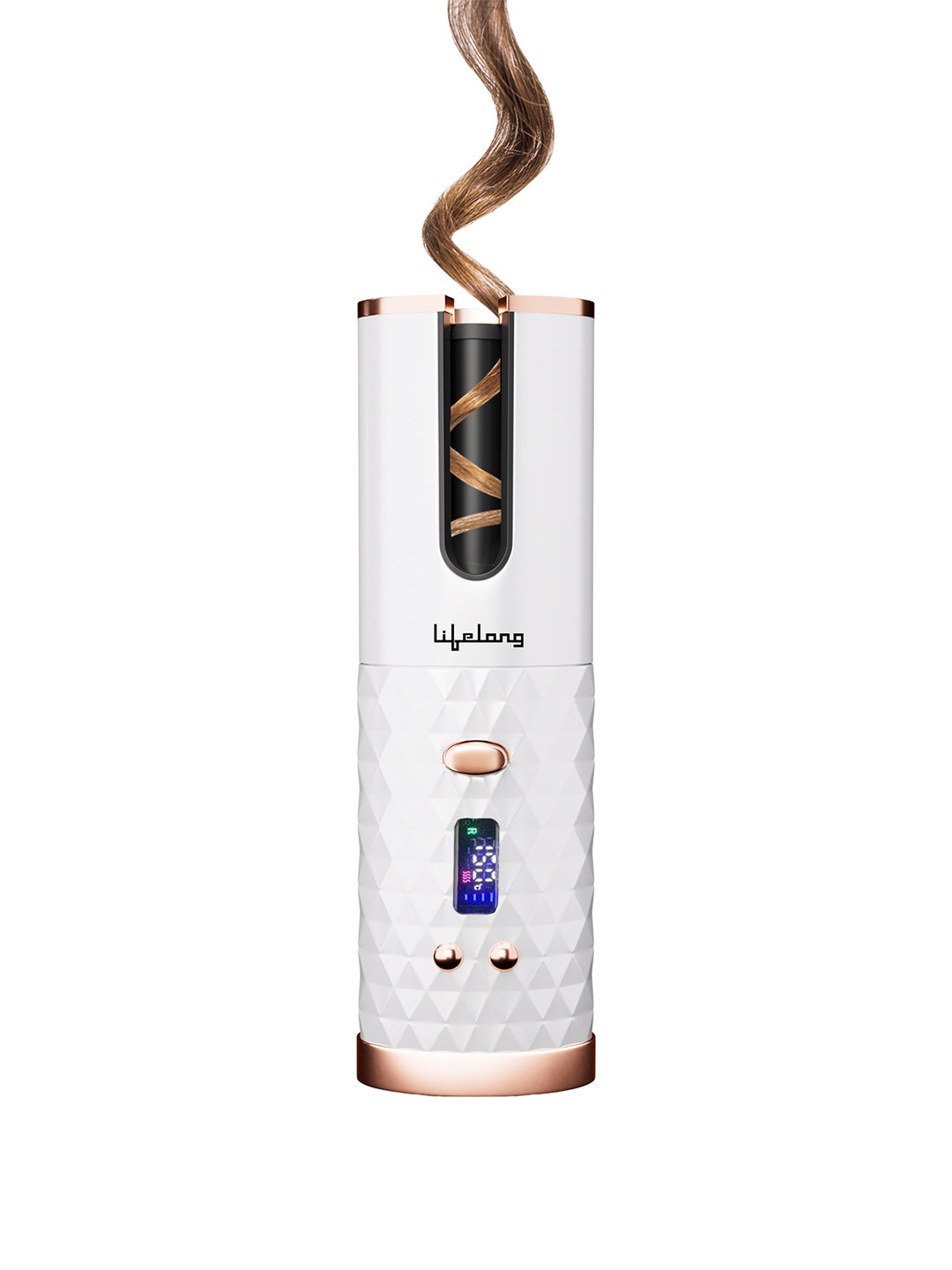 

Lifelong Automatic Hair Curler - Professional Styling Tools for Quick Hair Curling, White