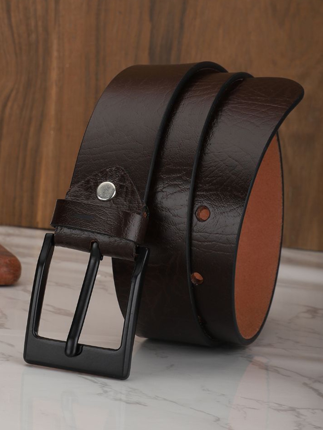 

Roadster Men Brown Leather Casual Belts