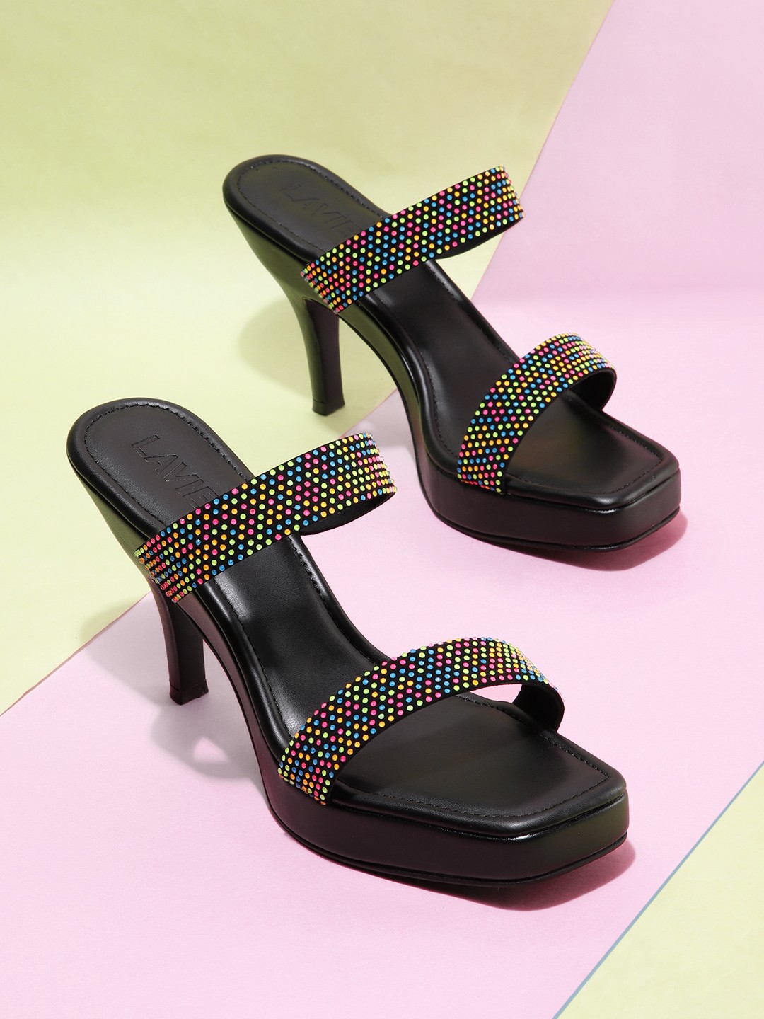 

Lavie Textured Slim Heel, Multi
