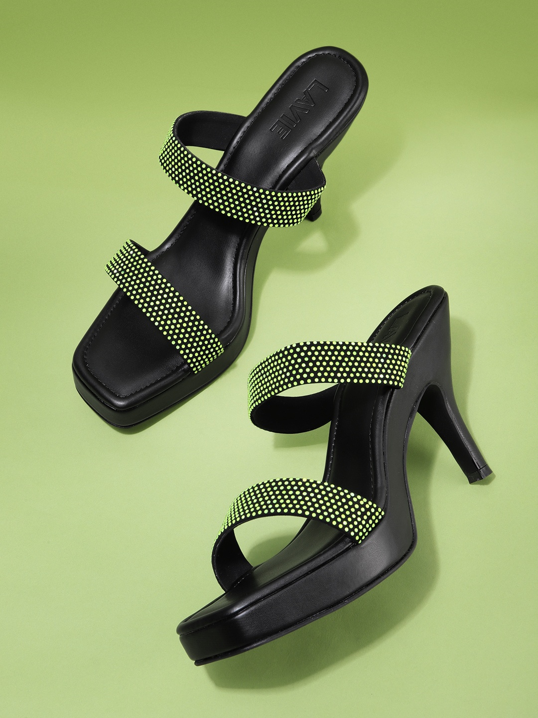 

Lavie Textured Slim Heels, Black
