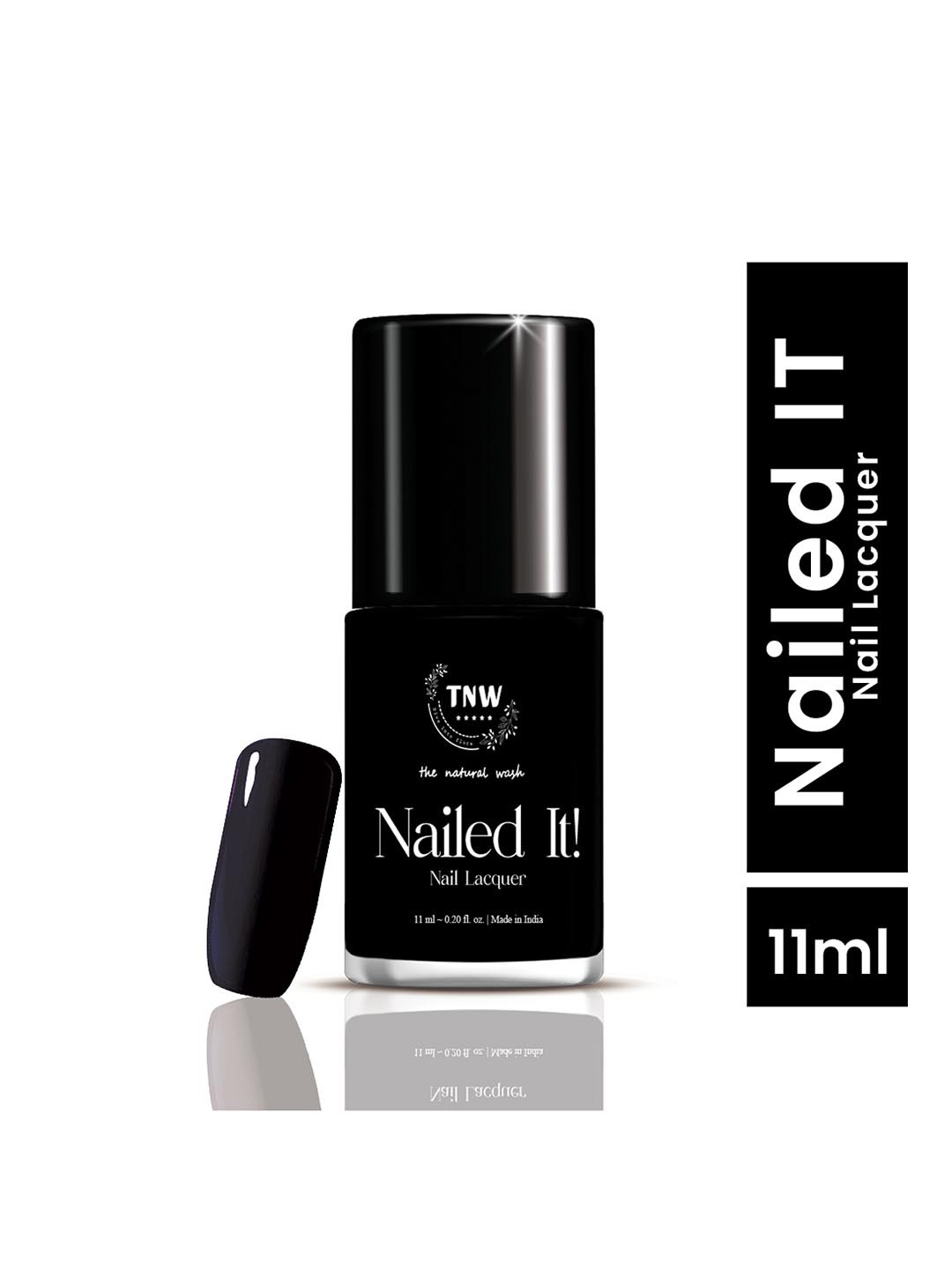 

TNW the natural wash Nailed it Long Lasting Nail Lacquer 11ml - Black Margarita 03