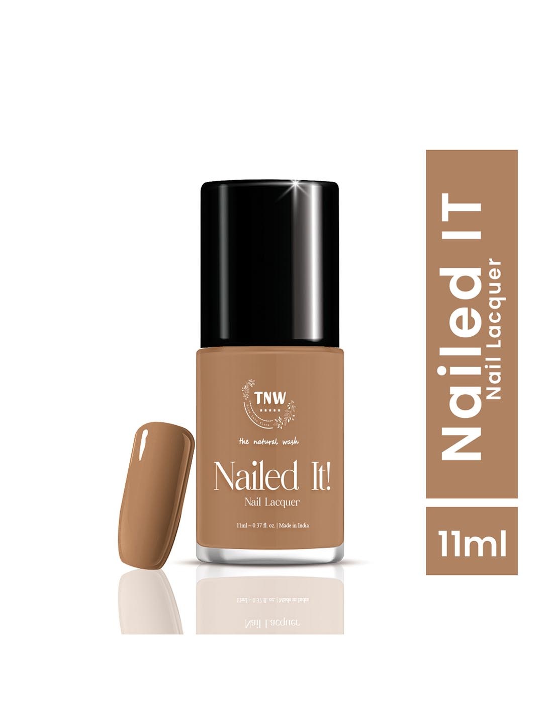 

TNW the natural wash Nailed it Long Lasting Nail Lacquer 11ml - Spiced Chai 01, Brown