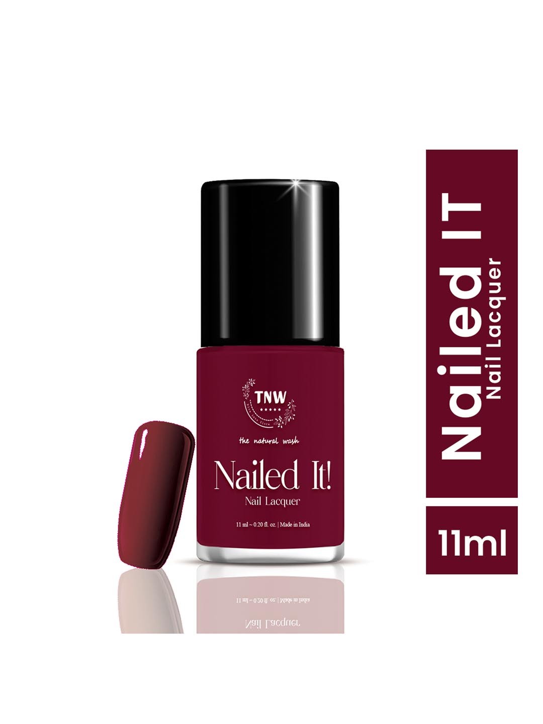 

TNW the natural wash Nailed it Long Lasting Nail Lacquer 11ml - Cherry Bomb 09, Pink