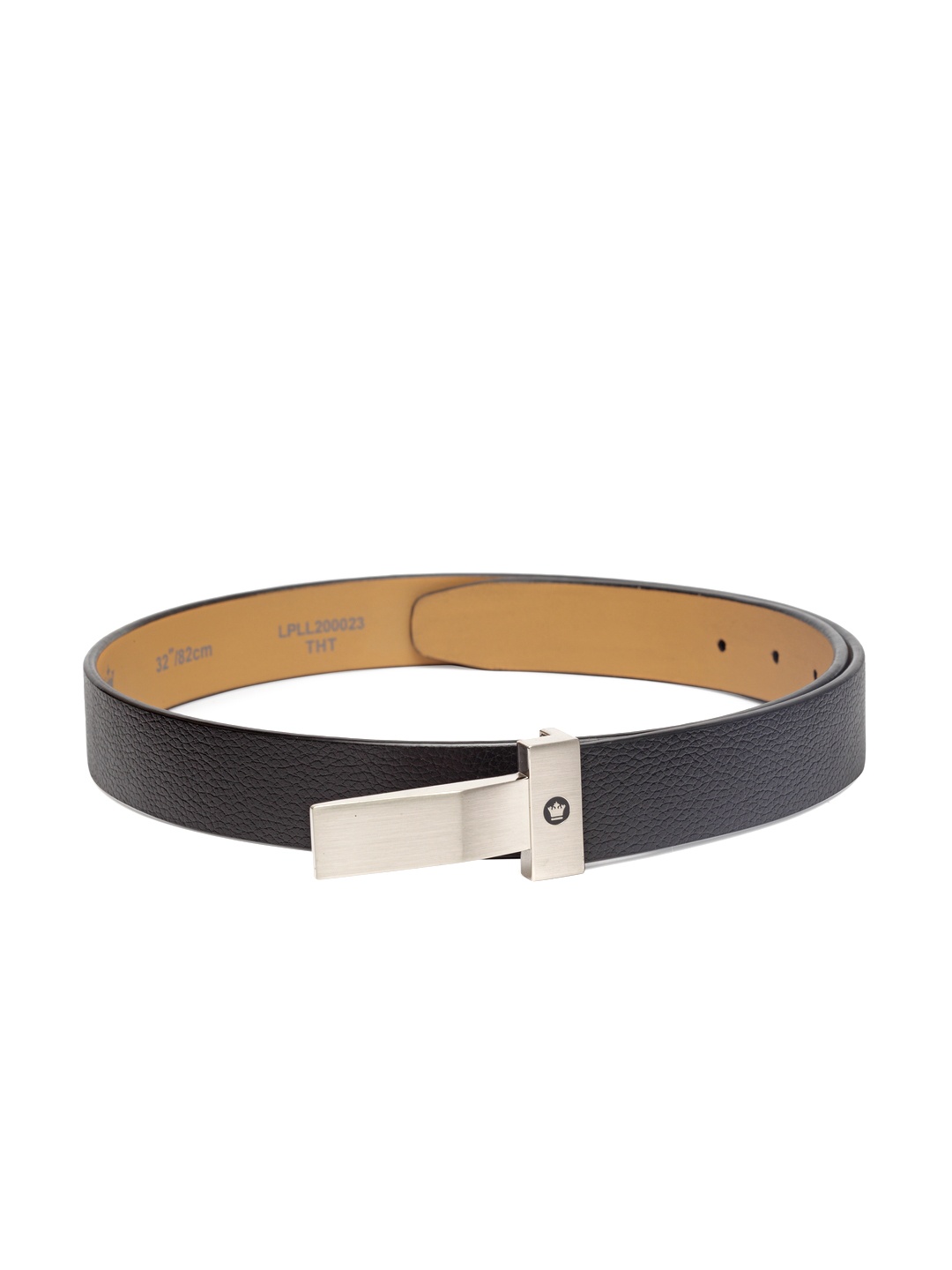 

Louis Philippe Men Black Leather Belt
