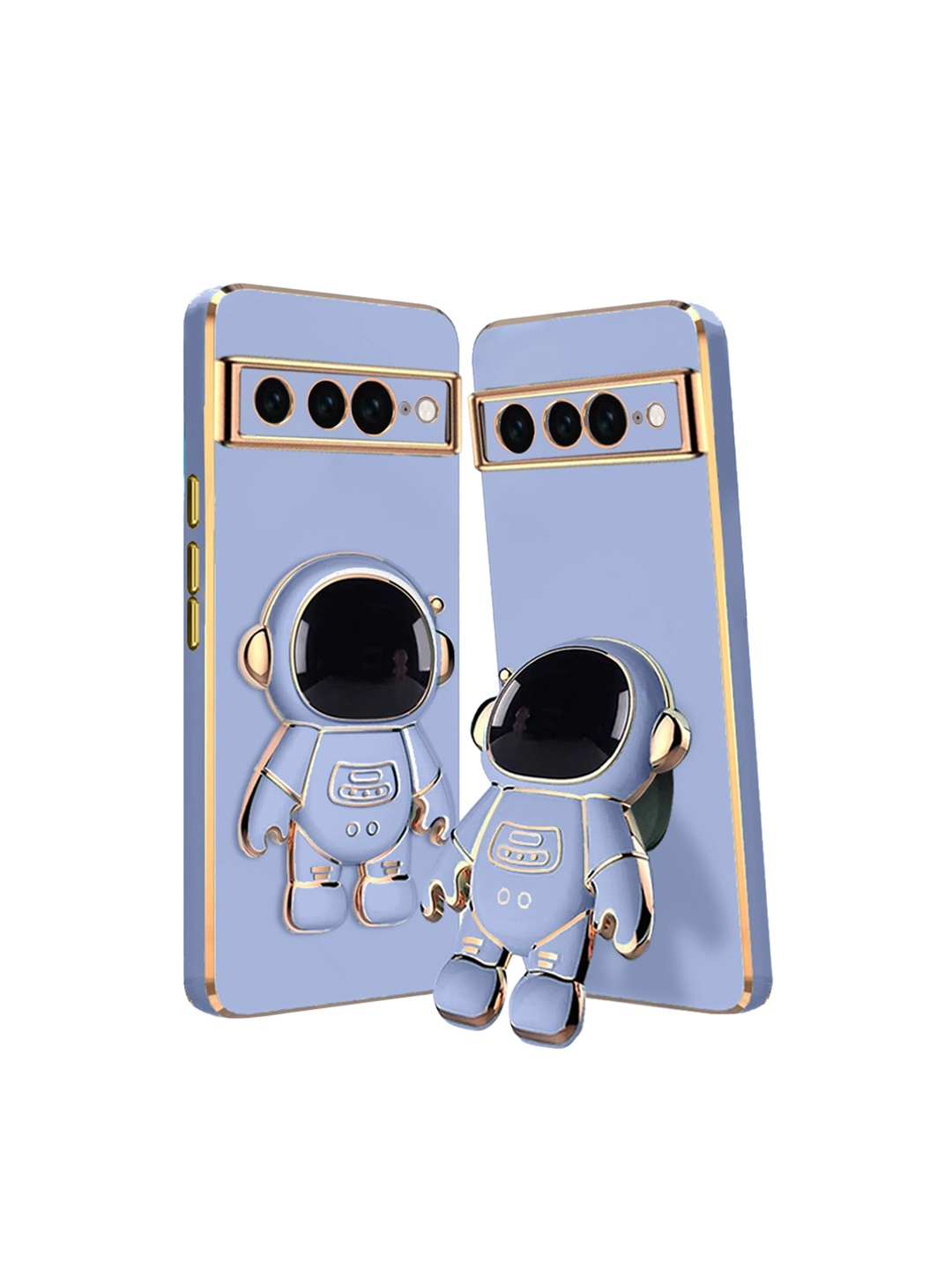 

Karwan Google Pixel 7 Pro 3D Astronaut Holster Compatible Phone Back Case, Blue