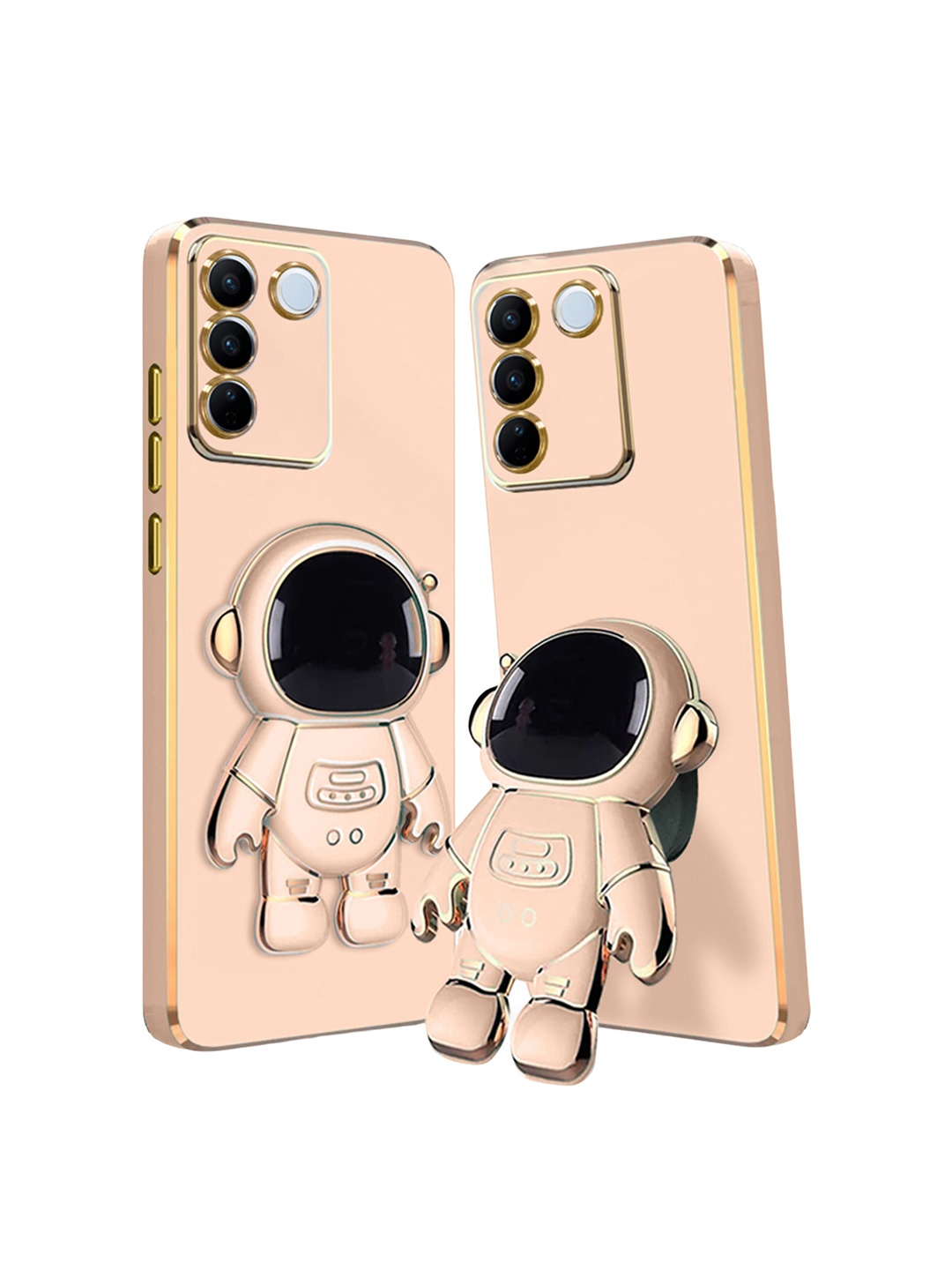

Karwan Vivo V27 5G Phone Back Case, Pink