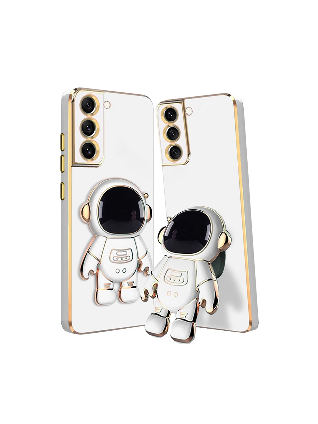 

Karwan Edge Protected Samsung Galaxy S22 Phone Back Case, White