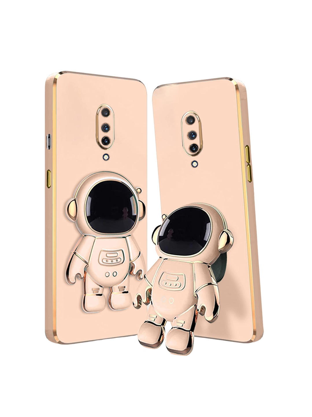 

Karwan Set of 2 oneplus 7 pro Phone Back case, Pink