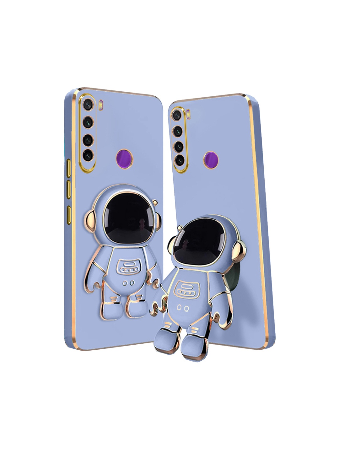

Karwan 3D Astronaut Holster Redmi Mi Note 8 Phone Back Case With Astronaut Holster Stand, Blue