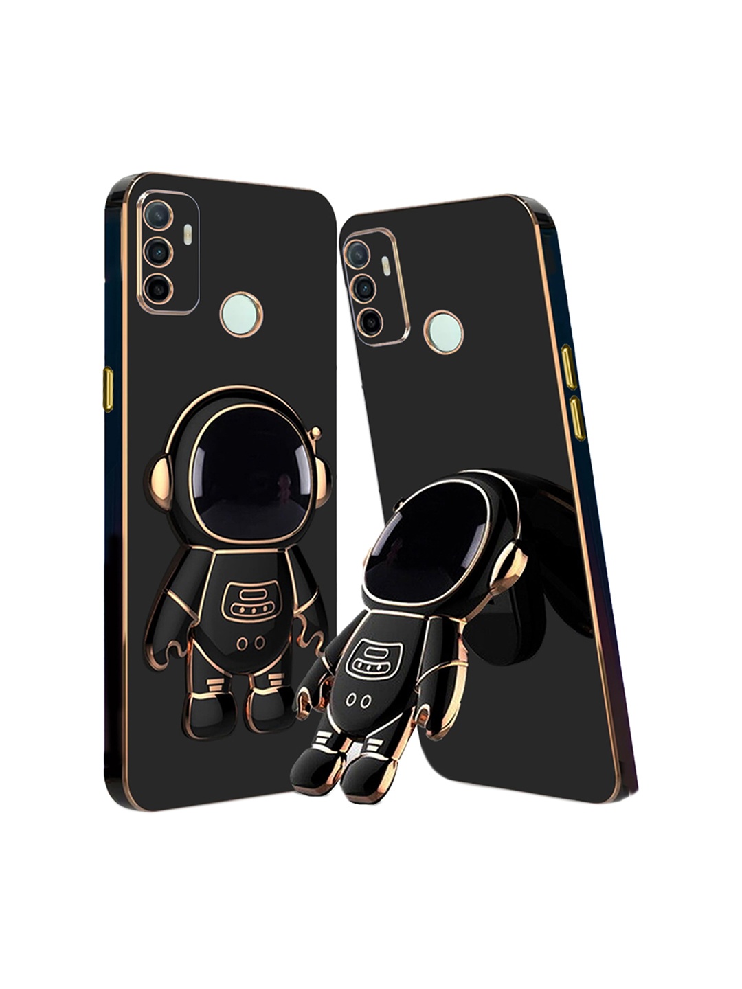 

Karwan Edge Protected Oppo a53 2020 Phone Back Case, Black