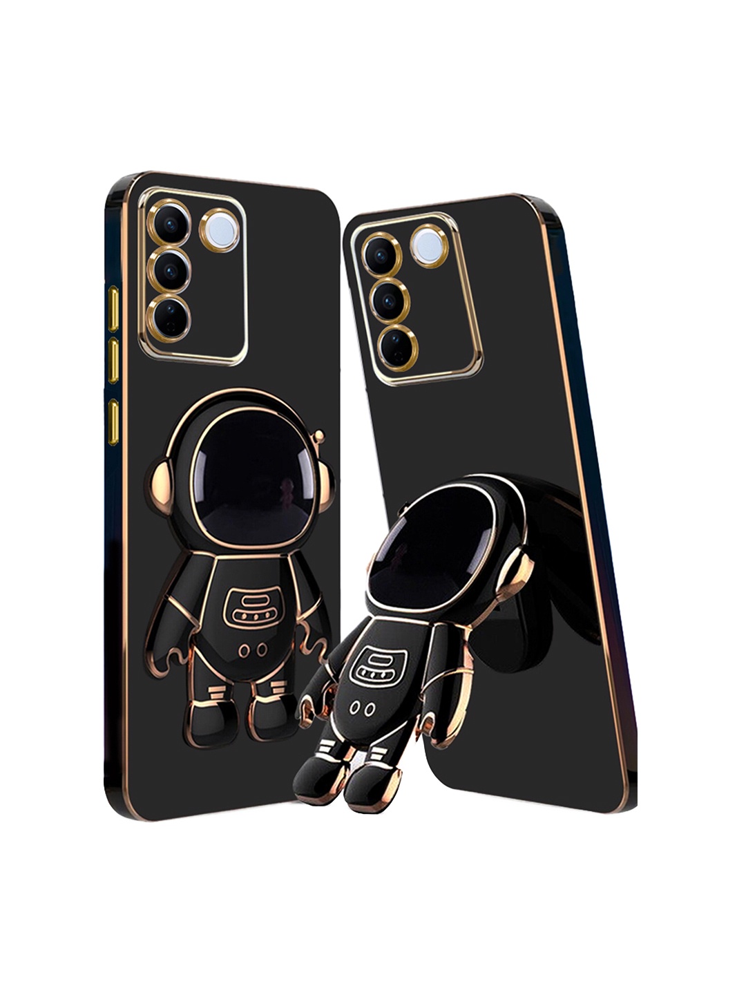 

Karwan Compatible Vivo v27 Phone Back Case, Black