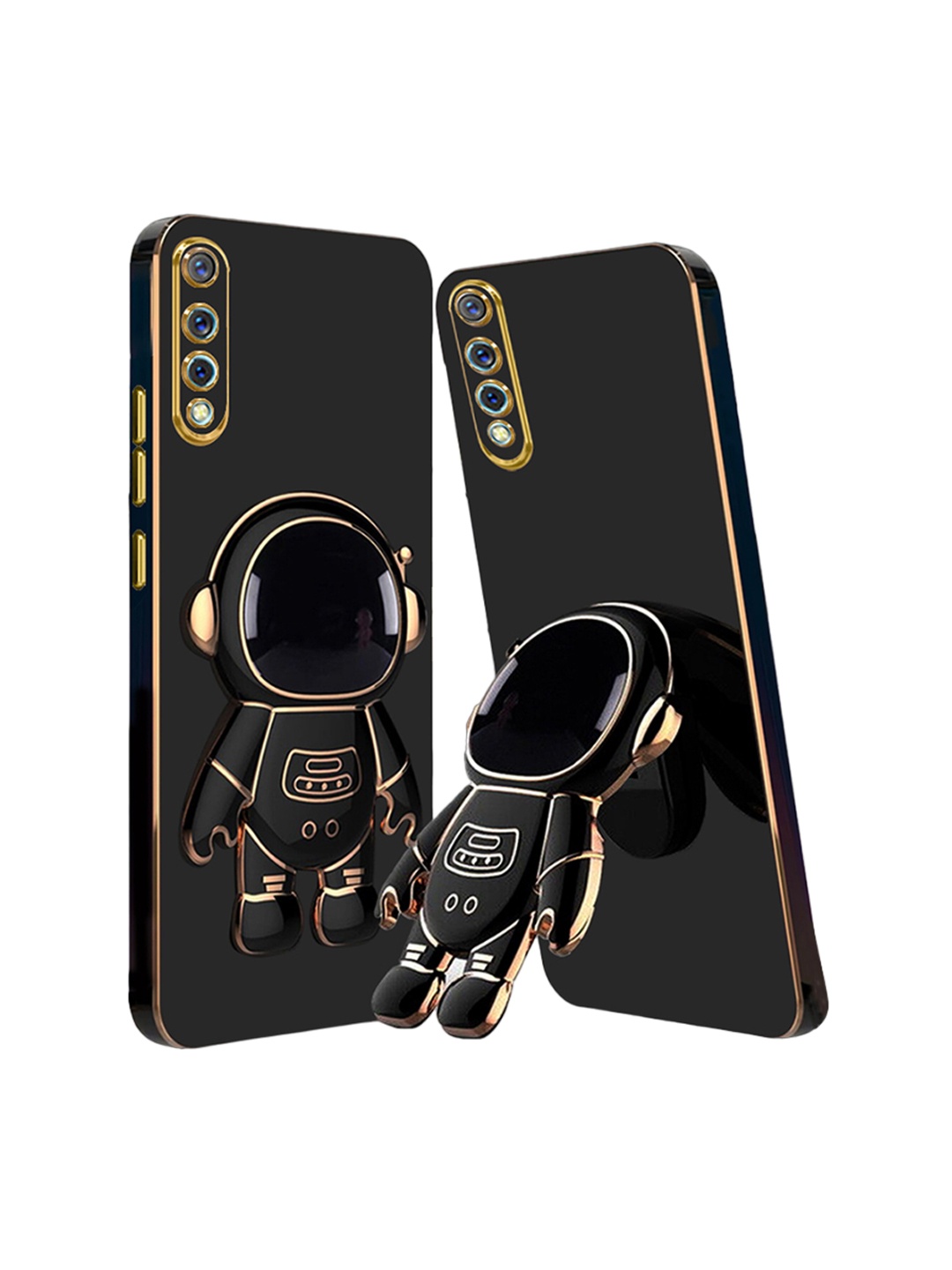 

Karwan Edge Protected Vivo s1 Phone Back Case, Black
