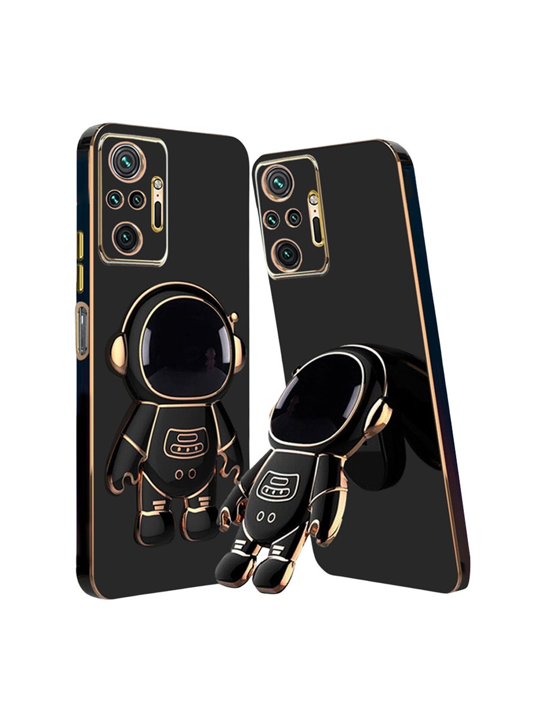 

Karwan 3D Astronaut Holster Edge Protected Redmi mi note 10 pro Phone Back Case, Black