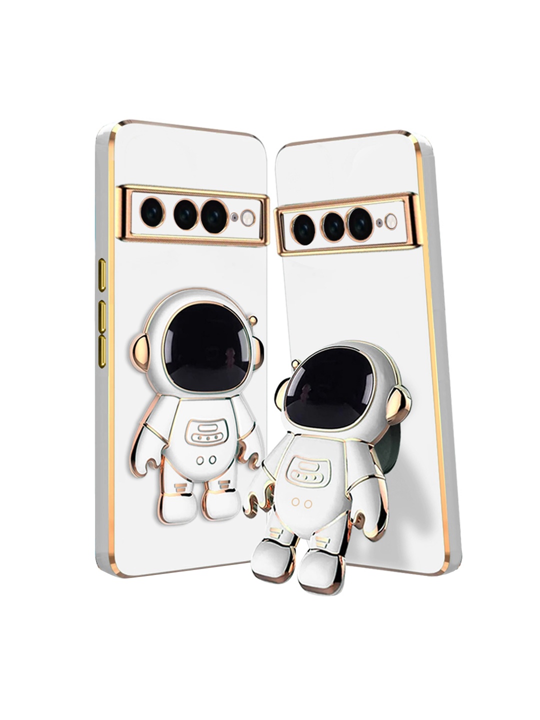 

Karwan Edge Protected Google pixel 7 Pro Phone Back Case, White