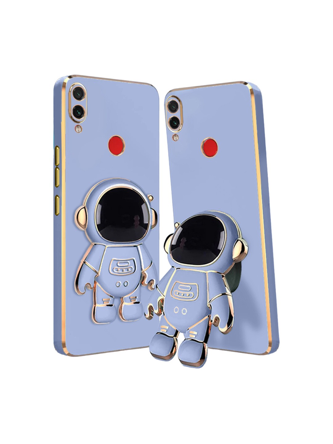 

Karwan Xiaomi Redmi Note 7 Phone Back Case With Astronaut Holster Stand, Blue