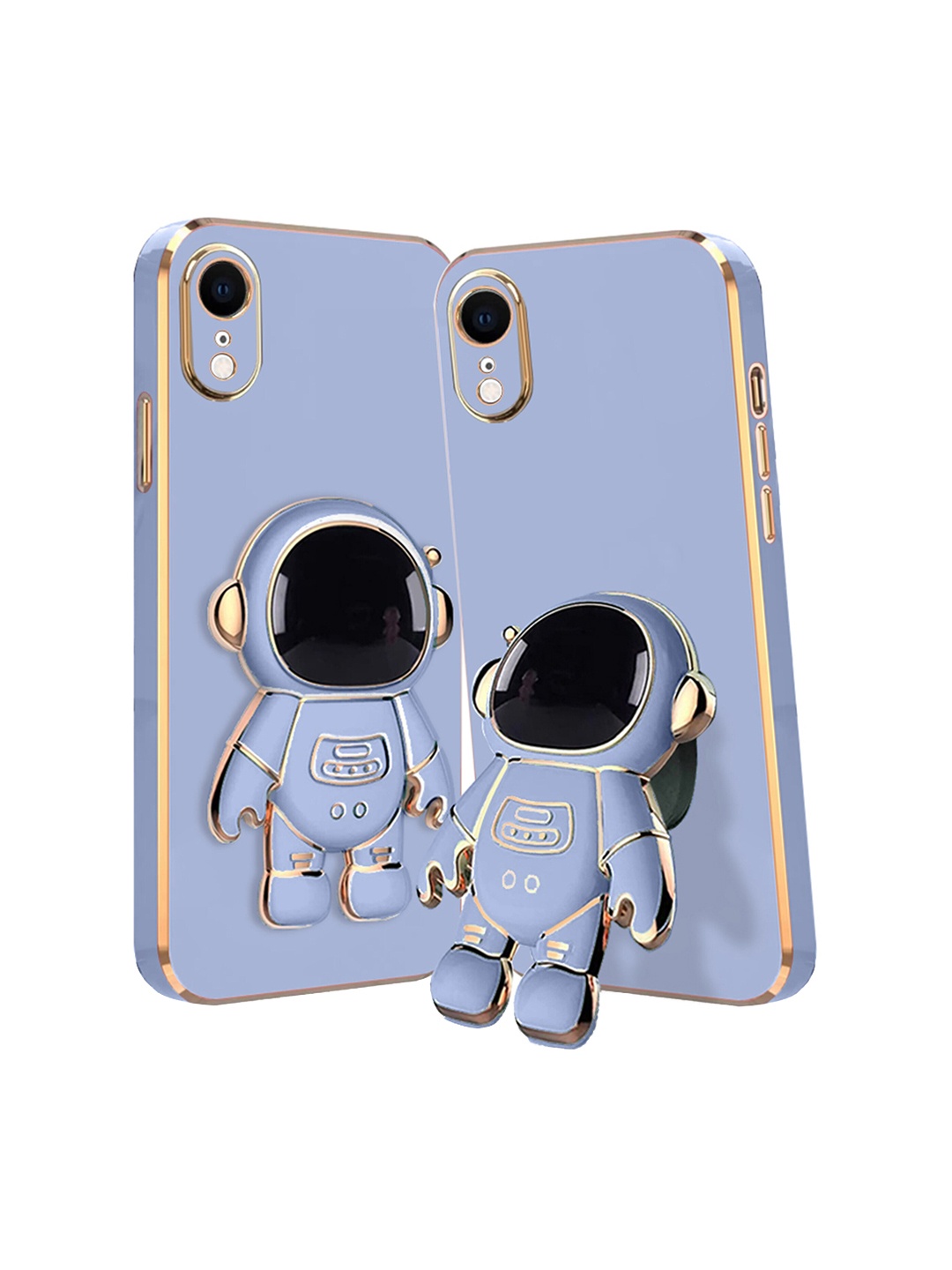 

Karwan Edge Protected iphone xr Phone Back Case With Astronaut Holster Stand, Blue