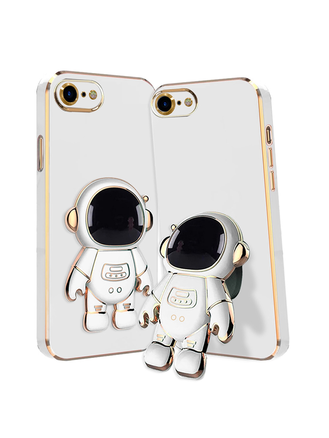 

Karwan 3D Astronaut Holster iPhone 6 Phone Back Case With Astronaut Holster Stand, White