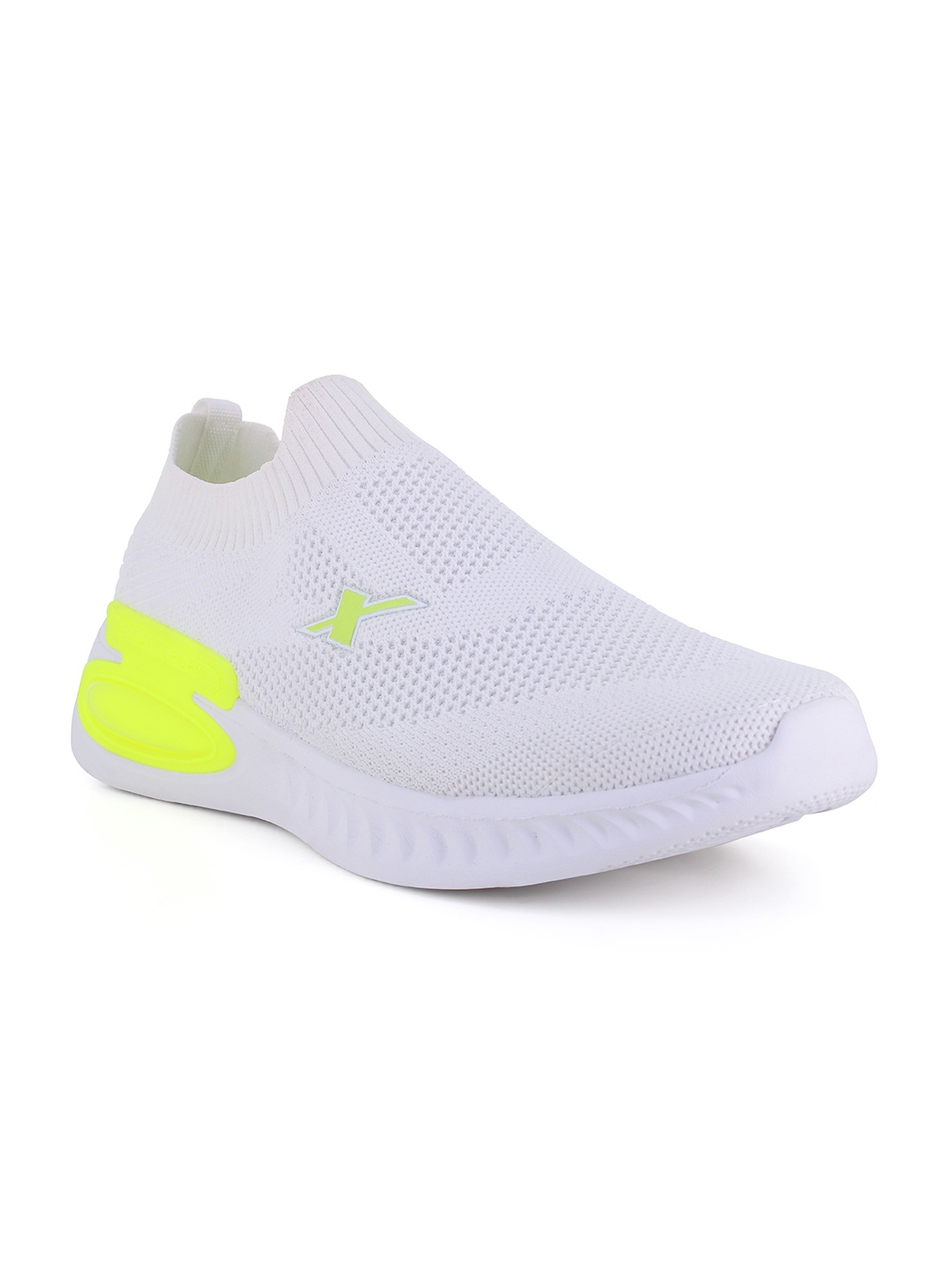 

Sparx Men Mesh Slip-On Walking Shoes, White