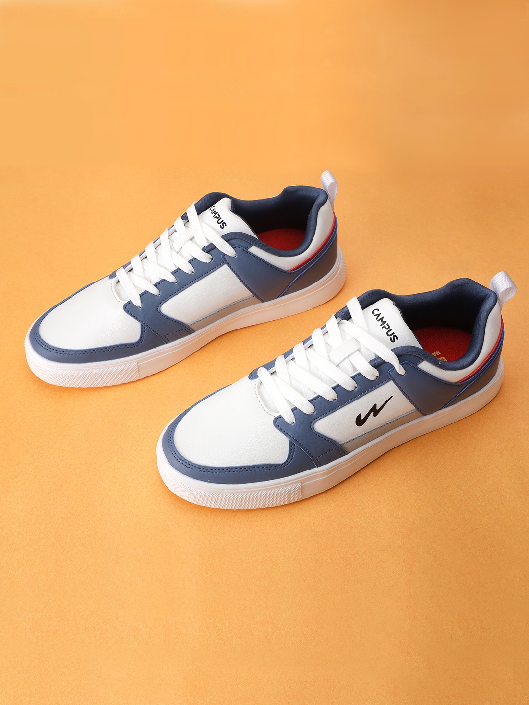 

Campus Men Colourblocked Sneakers, White