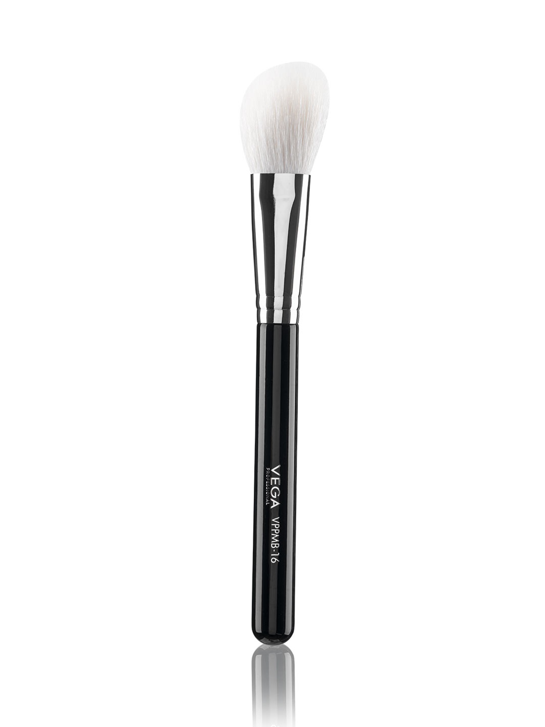 VEGA PROFESSIONAL VPPMB-16 Soft Bristles Precision Face Contour Brush - Black