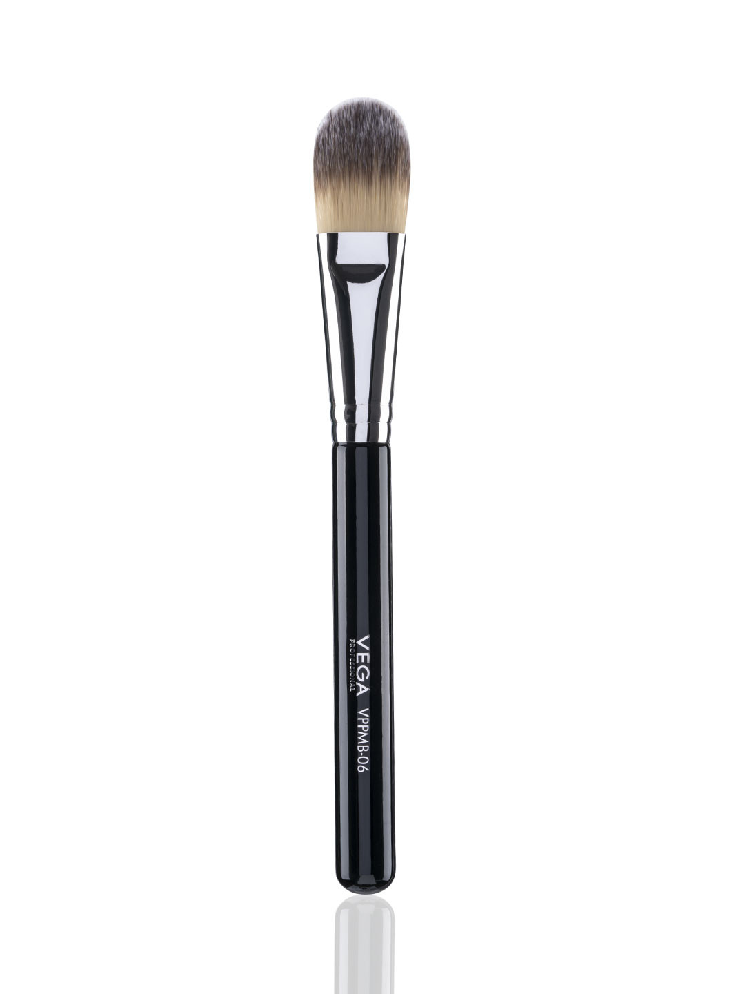 

VEGA PROFESSIONAL VPPMB-06 Soft Bristles Foundation Brush - Black
