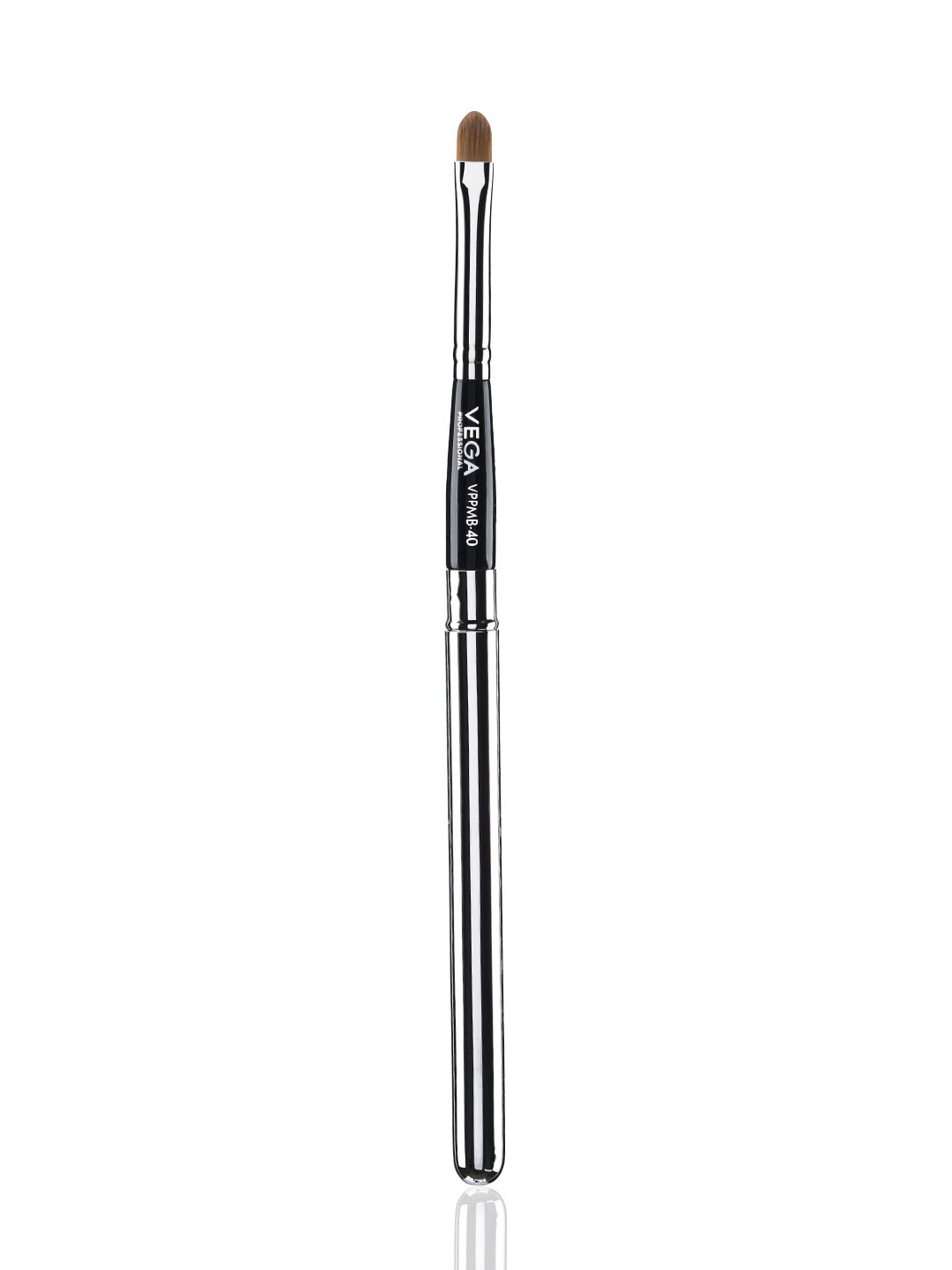 

VEGA PROFESSIONAL VPPMB-40 Soft Bristles Retractable Lip Brush - Steel Toned