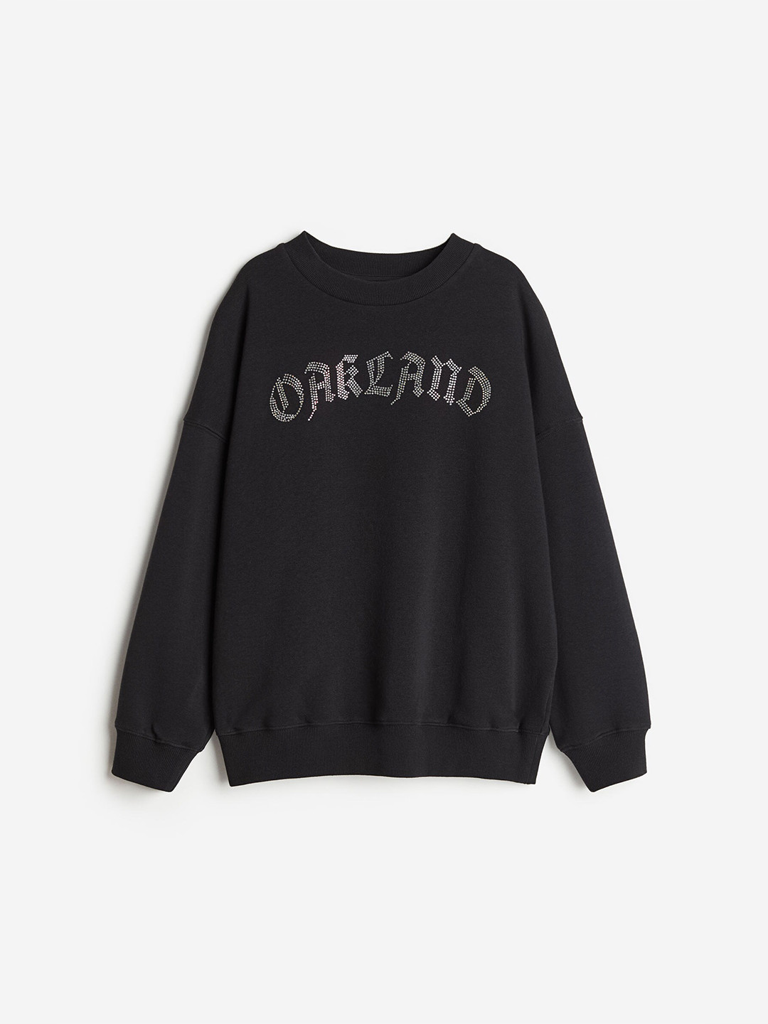 

H&M Boys Motif-Detail Sweatshirts, Black