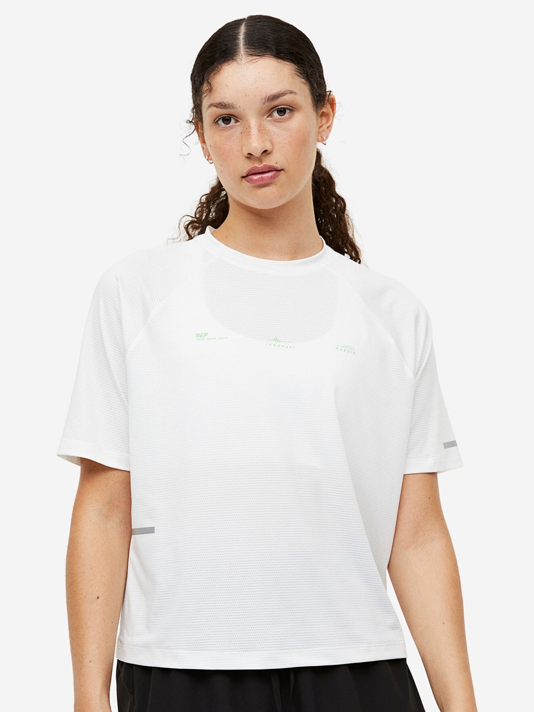 

H&M DryMove Sports Top, White