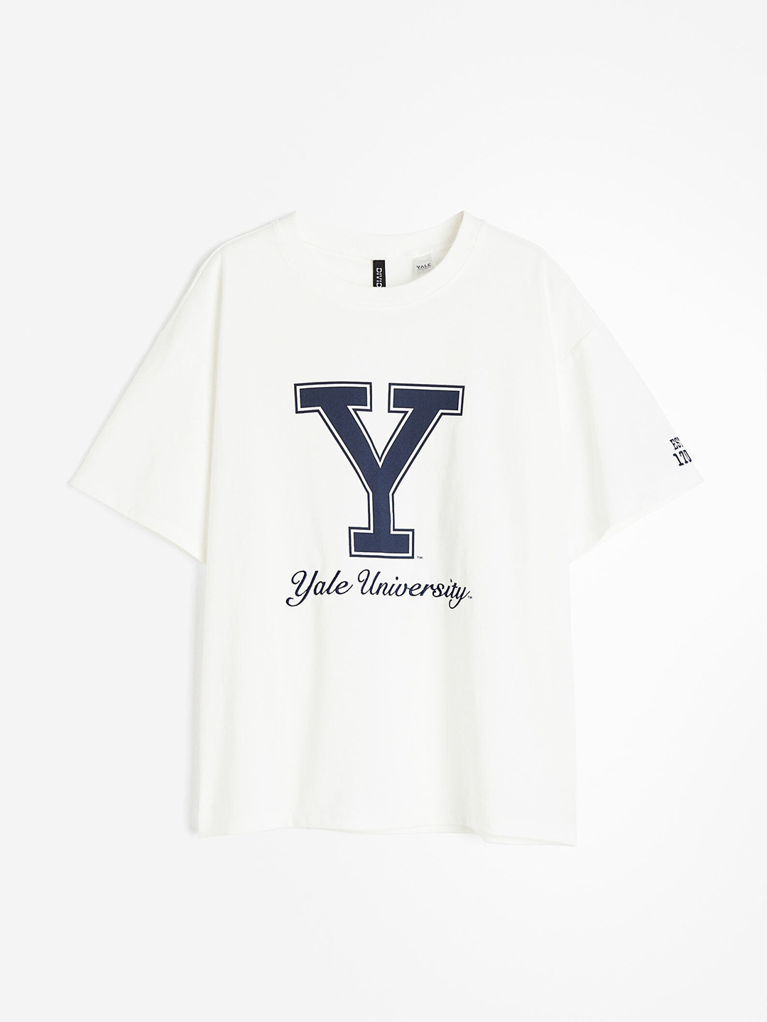 

H&M Oversized Printed T-shirt, White