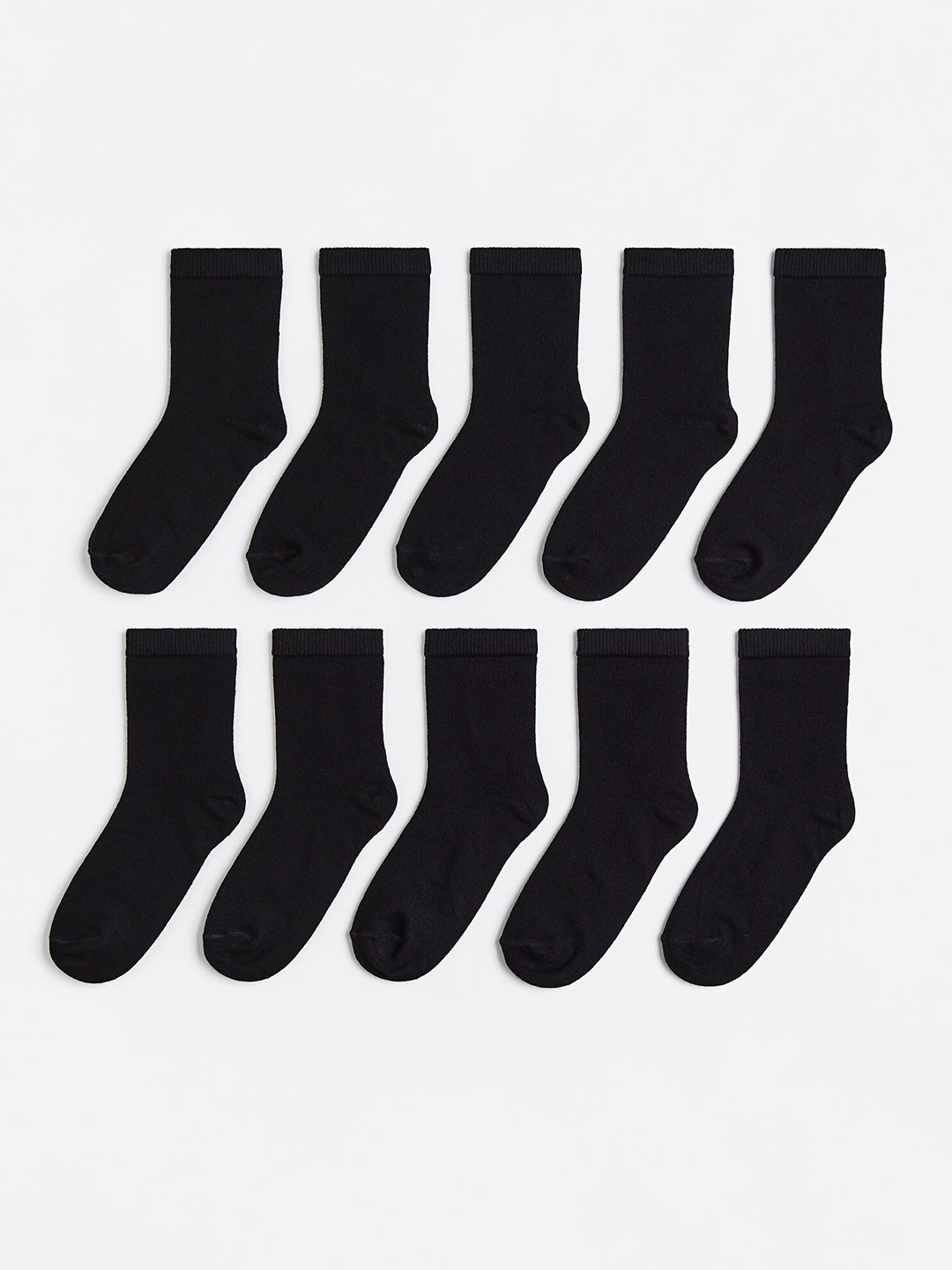 

H&M Girls 10-Pack Socks, Black