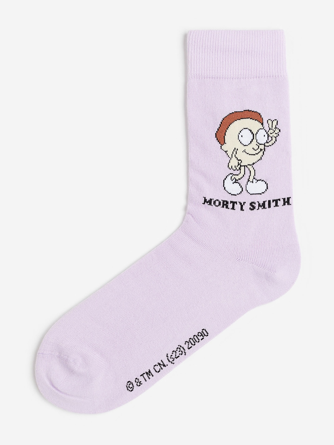 

H&M Men Motif-Detail Socks, Purple