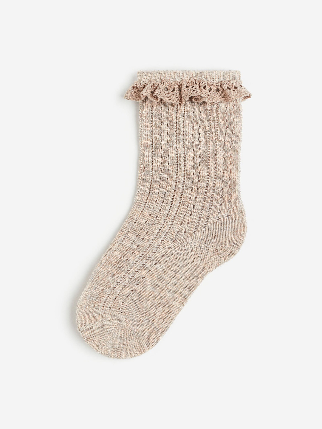 

H&M Girls Knee Socks, Beige