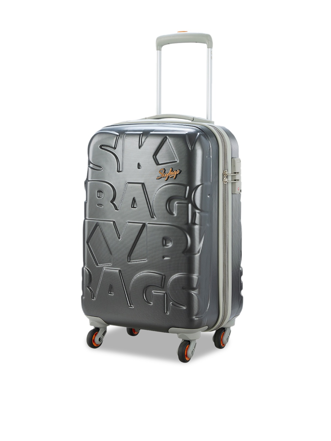 

Skybags Textured Hard-Sided Cabin Trolley Suitcase, Grey