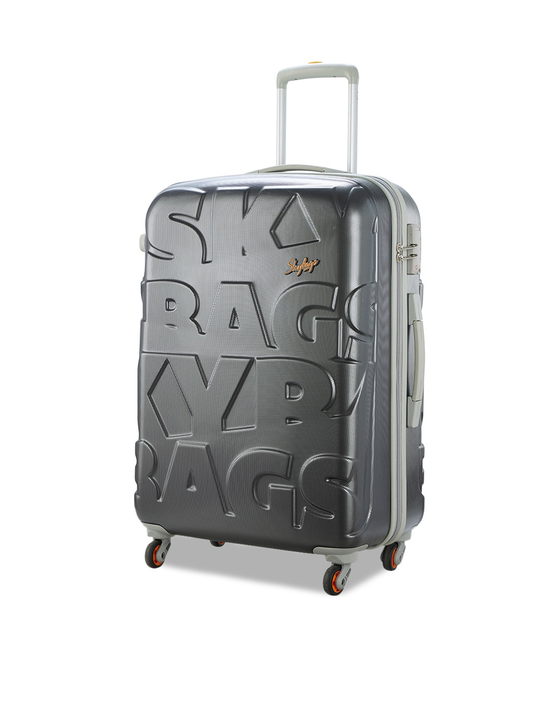 

Skybags RAMP NXT Textured Hard Sided Medium Trolley Bag, Grey