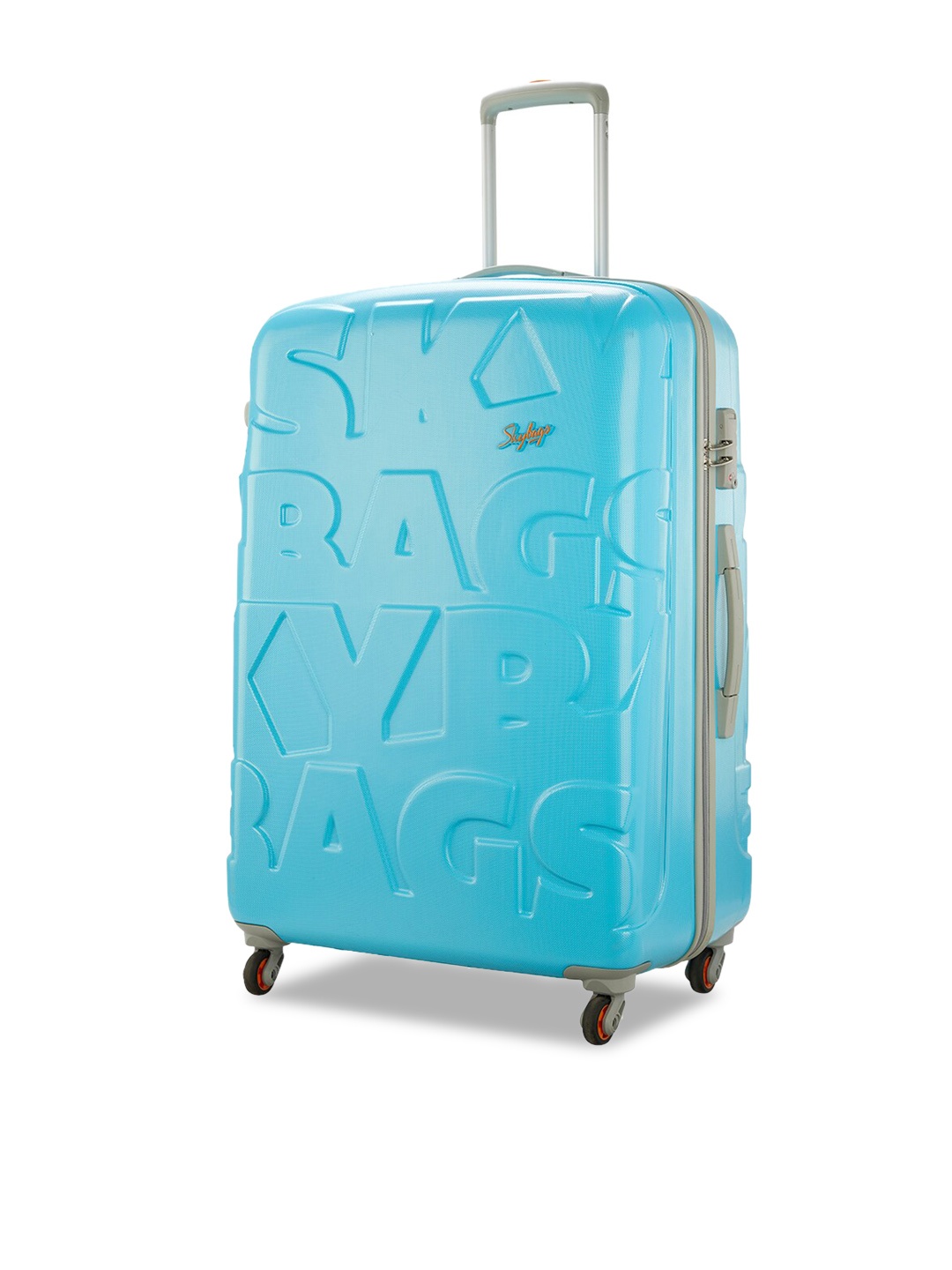 

Skybags RAMP NXT Textured Hard-Sided Medium Trolley Bag, Blue