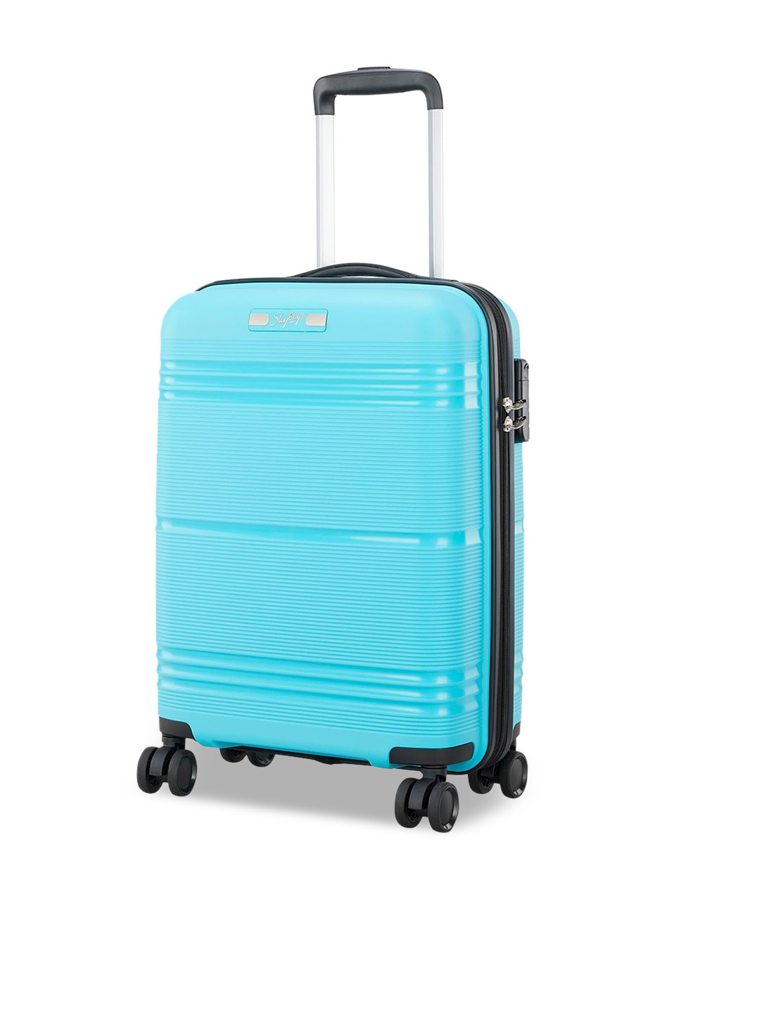 

Skybags Hard-Sided Cabin Trolley Bag, Turquoise blue