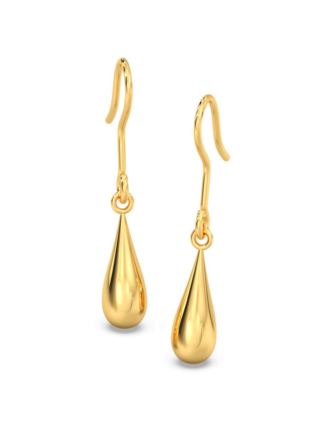 

CANDERE A KALYAN JEWELLERS COMPANY 18KT Gold BIS Hallmark Earrings-2.2 g