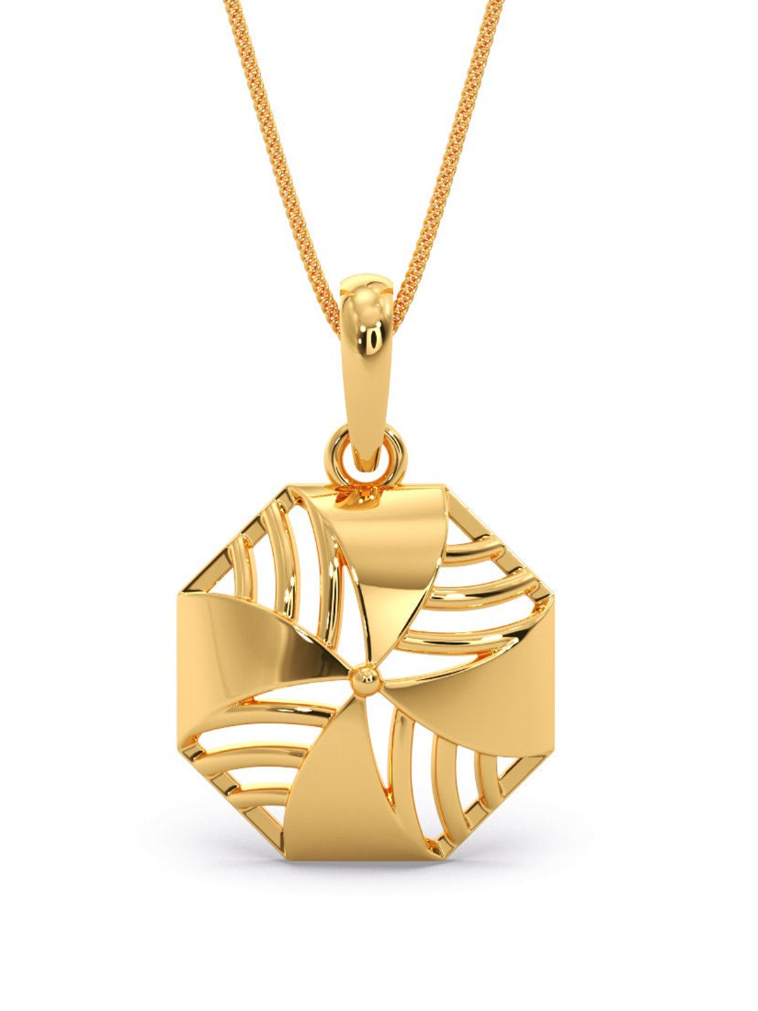 

CANDERE A KALYAN JEWELLERS COMPANY 18KT BIS Hallmark Gold Pendant-1.7gm