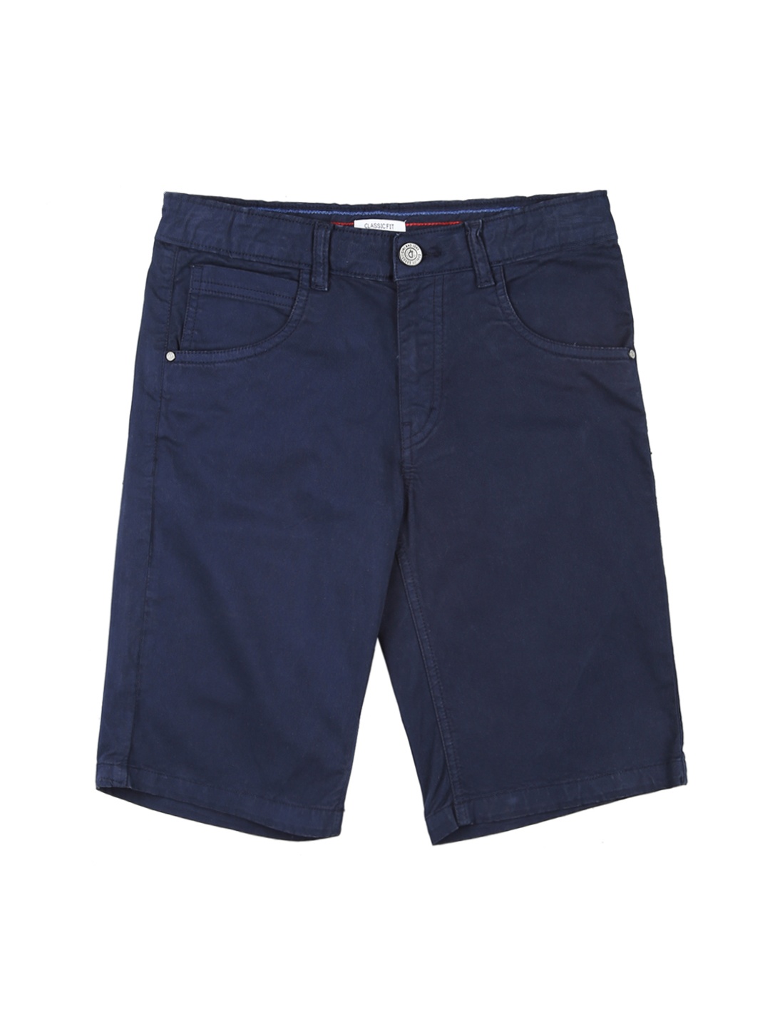 

Gini and Jony Boys Blue Solid Regular Fit Shorts