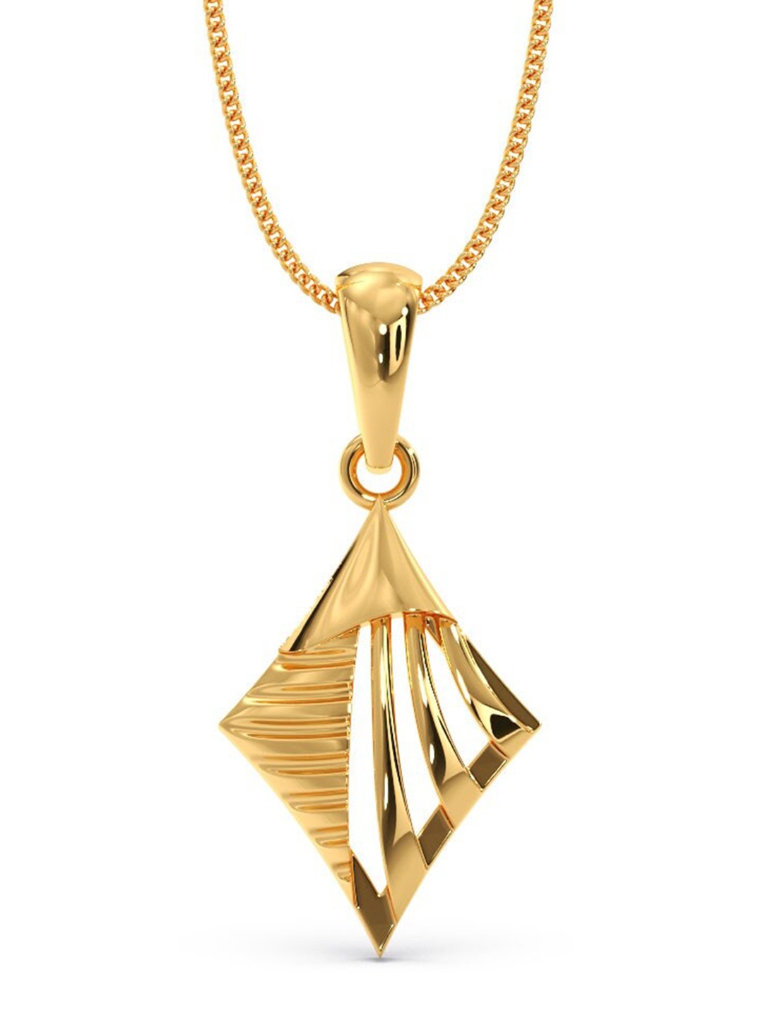 

CANDERE A KALYAN JEWELLERS COMPANY 18KT BIS Hallmark Gold Pendant-1 g