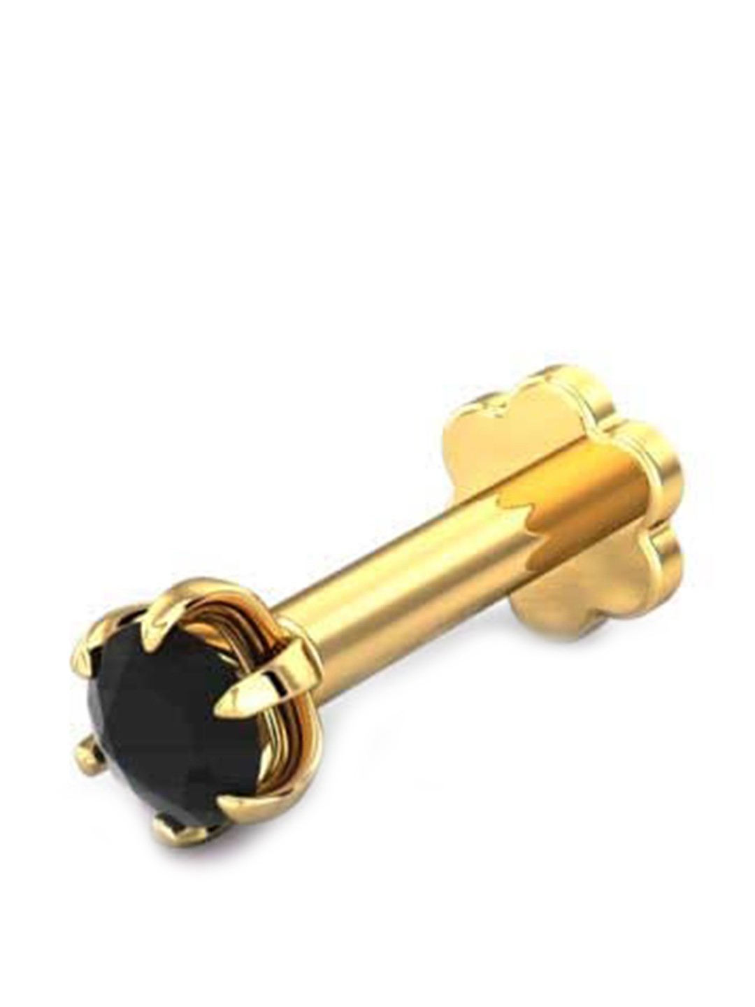 

CANDERE A KALYAN JEWELLERS COMPANY 18KT Gold Gemstone-Studded Nose Pin-0.32gm